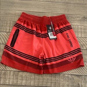 dead red Kids' Casual Athletic Shorts - dead red